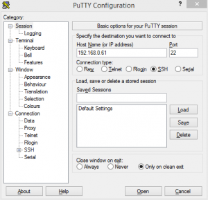 putty-configuration